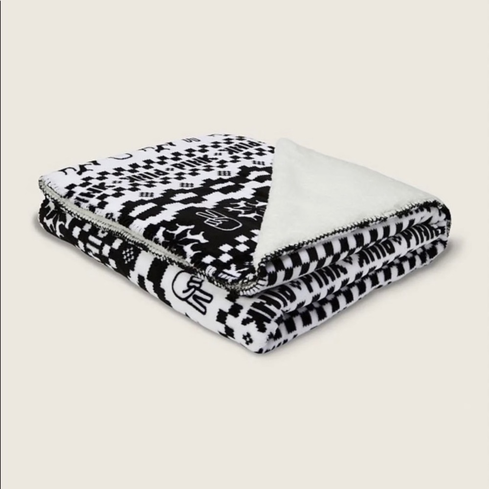 Vs pink sherpa blanket